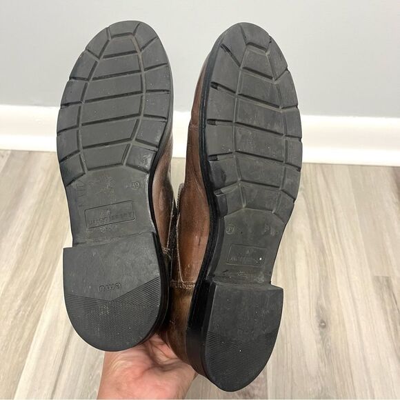 Janet Sport Boots Women’s 39 Polacco Brixton Brown Leather Sport Biker - Picture 7 of 9